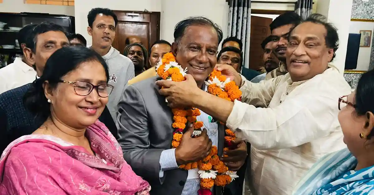 Rajbari red cresent nirbachon